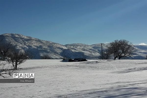 روستای سررگ از توابع شهرستان دهدز در خوزستان سپید پوش شد