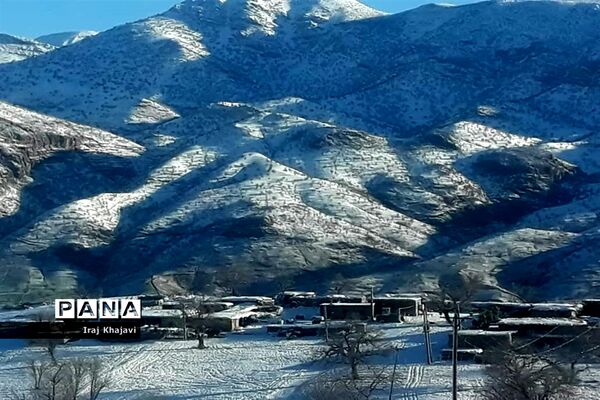 روستای سررگ از توابع شهرستان دهدز در خوزستان سپید پوش شد