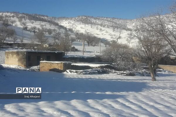روستای سررگ از توابع شهرستان دهدز در خوزستان سپید پوش شد
