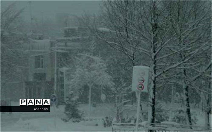تعطیلی مدارس ابتدایی شهرستان فریدونشهر به علت بارش برف