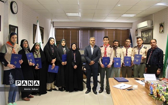 اعطای ابلاغ دبیران مجامع اعضا و مربیان تشکیلات پیشتازان استان فارس