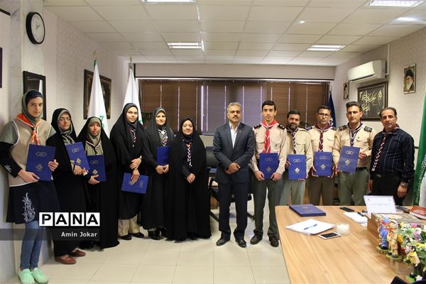 اعطای ابلاغ دبیران مجامع اعضاء و مربیان تشکیلات پیشتازان استان فارس