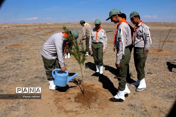 مراسم ویژه روز درختکاری در بوستان ثامن قم