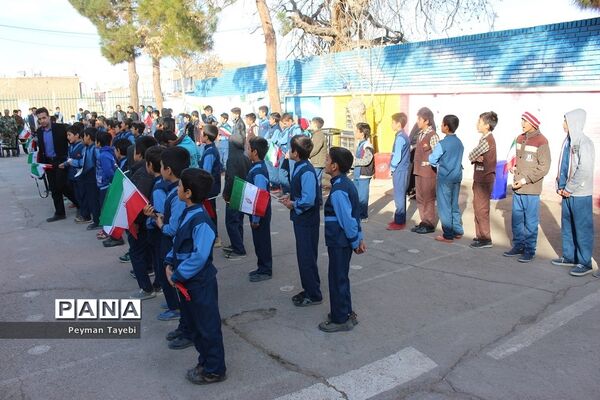 برگزاری آیین روز درختکاری در دبستان شهید رجایی سمنان