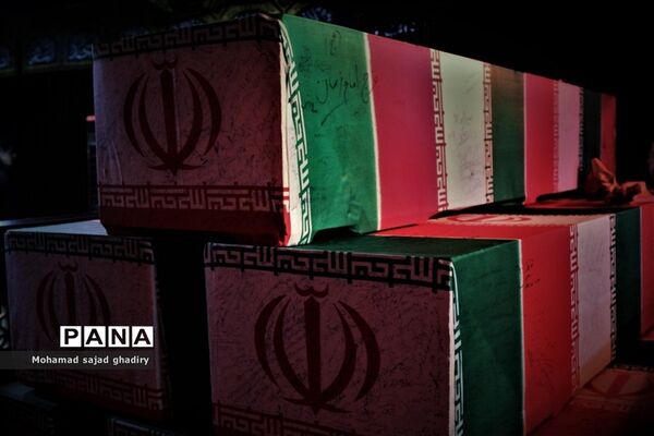 وداع با پیکر شهید مدافع حرم حمید محمدرضایی