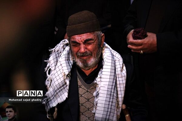 وداع با پیکر شهید مدافع حرم حمید محمدرضایی