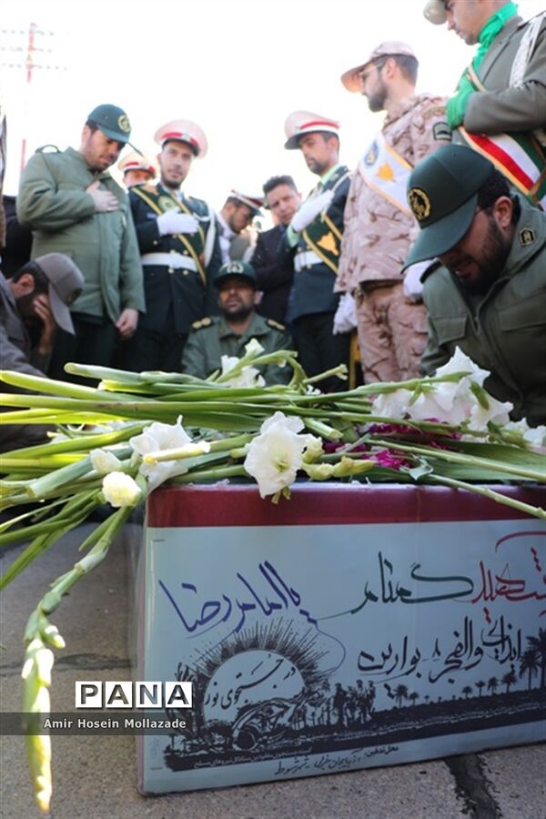 استقبال از شهید گمنام در فرودگاه ارومیه
