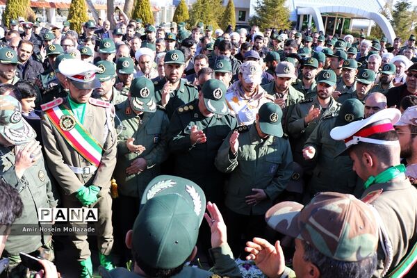 استقبال از شهید گمنام در فرودگاه ارومیه