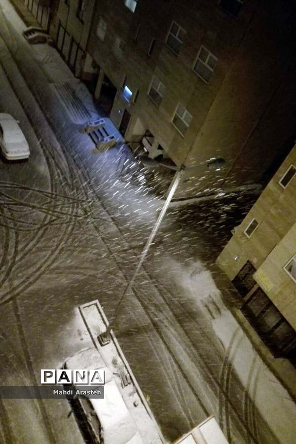 بارش اولین  برف در شهرستان های خراسان جنوبی