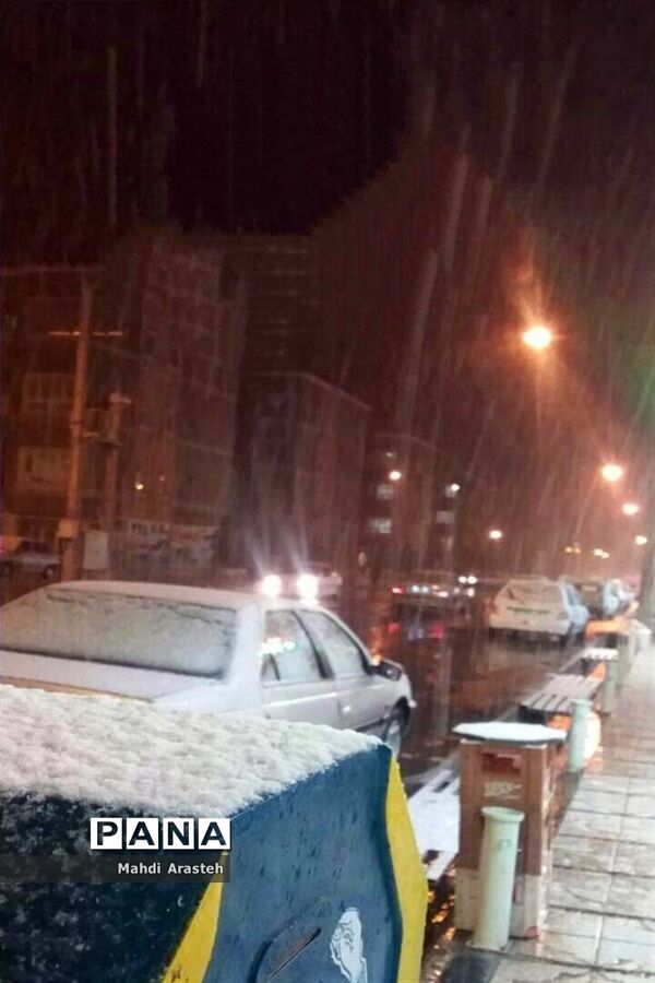 بارش اولین  برف در شهرستان های خراسان جنوبی