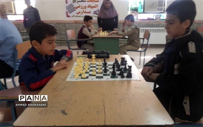 برگزای مسابقات شطرنج در سطح مدارس شهرستان لالی