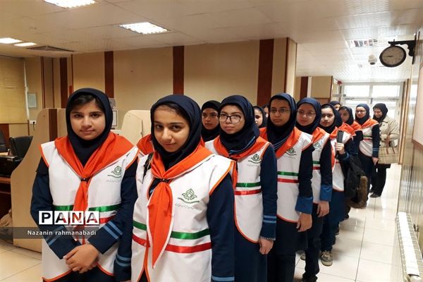 بازدید دانش‌آموزان از شعب تامین اجتماعی