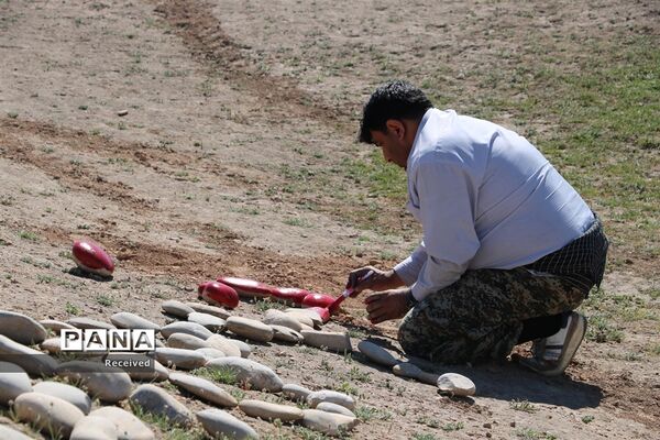 زائران راهیان‌نور در اردوگاه شهید شیرسوار هفت‌تپه