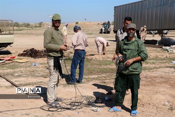 زائران راهیان‌نور در اردوگاه شهید شیرسوار هفت‌تپه