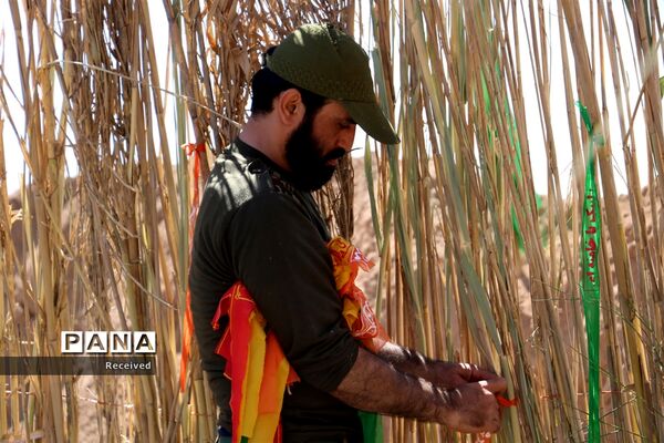 زائران راهیان‌نور در اردوگاه شهید شیرسوار هفت‌تپه