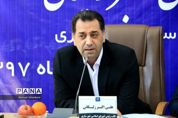 نشست خبری نائب‌رئیس شورای شهر ساری