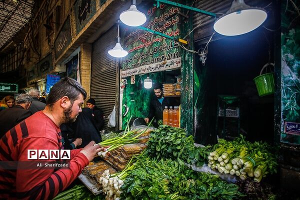 حال و هوای میدان تجریش در آستانه سال نو