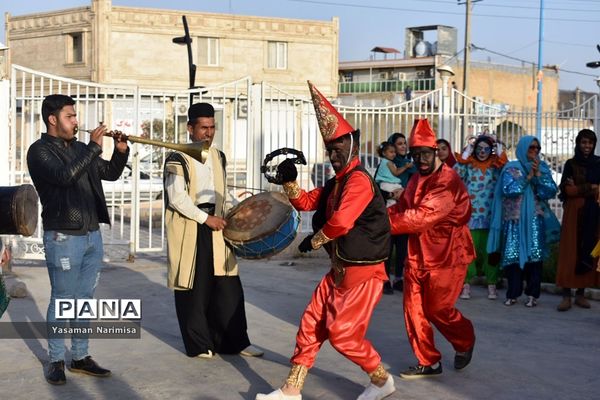 شادی پیمایی نوروزی  با حضور اقوام ایرانی در امیدیه