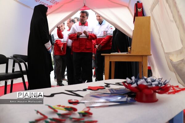 افتتاح طرح امداد نوروزی هلال احمر آذربایجان غربی