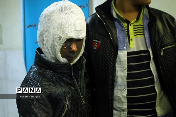 مصدومین حوادث چهارشنبه آخرسال