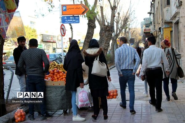 آخرین روز از سال نود و هفت در شیراز