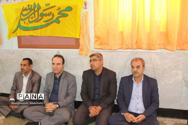 مراسم جشن میلاد حضرت علی(ع) و روز پدر در اداره‌کل آموزش و پرورش استان بوشهر