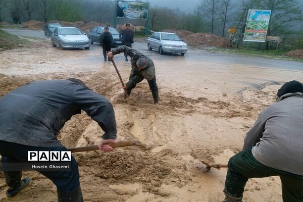 امدادرسانی به سیل‌زدگان شهرستان سوادکوه