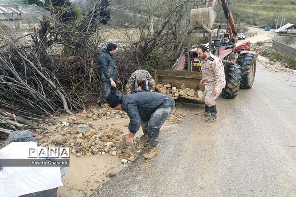 امدادرسانی به سیل‌زدگان شهرستان سوادکوه