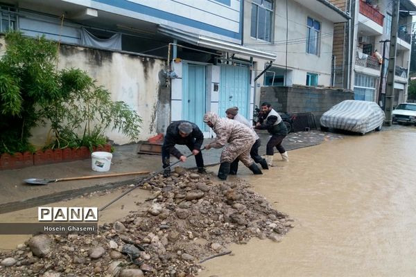 امدادرسانی به سیل‌زدگان شهرستان سوادکوه