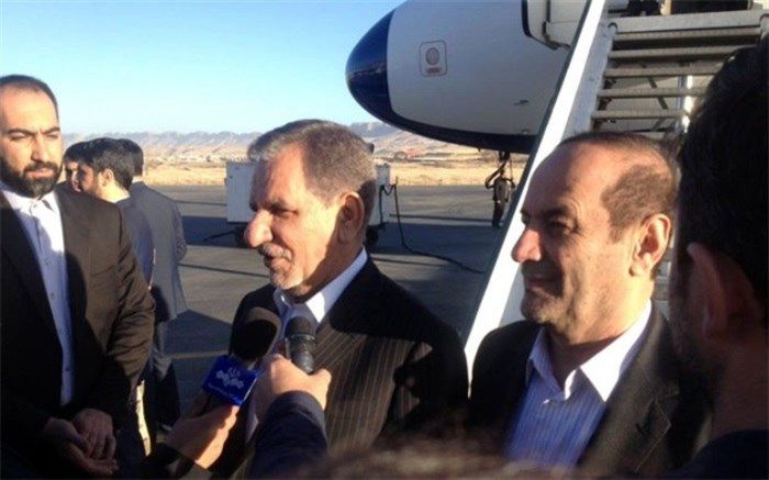 اسحاق جهانگیری وارد گرگان شد