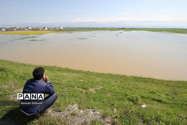 مناطق سیل‌زده آق‌قلا و روستاهای اطراف