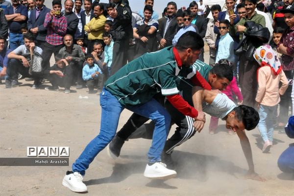 جشنواره بازی‌های بومی و محلی روستای ماژان شهرستان خوسف