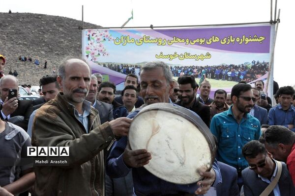 جشنواره بازی‌های بومی و محلی روستای ماژان شهرستان خوسف