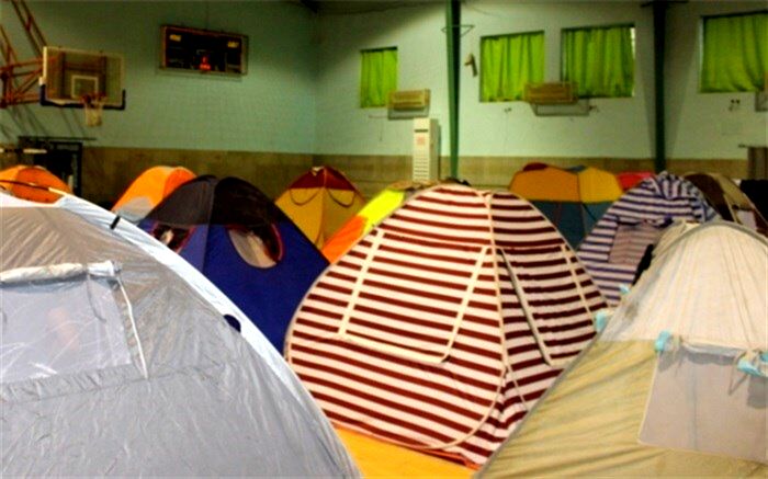 سالن های ورزشی استان بوشهر در اختیار مسافران نوروزی