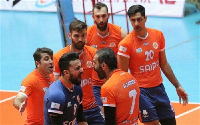 لیگ برتر والیبال؛ سایپا نصف جام را برد