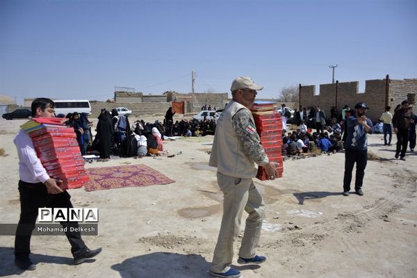 فاز نخست طرح امداد فرهنگى پیک امید در سیستان و بلوچستان
