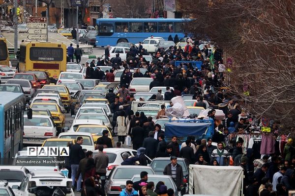 حال و هوای بازار تبریز شب عید