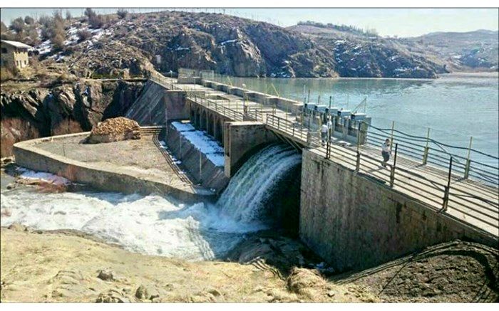 آب یکی از سدهای اطراف مشهد تخلیه شد