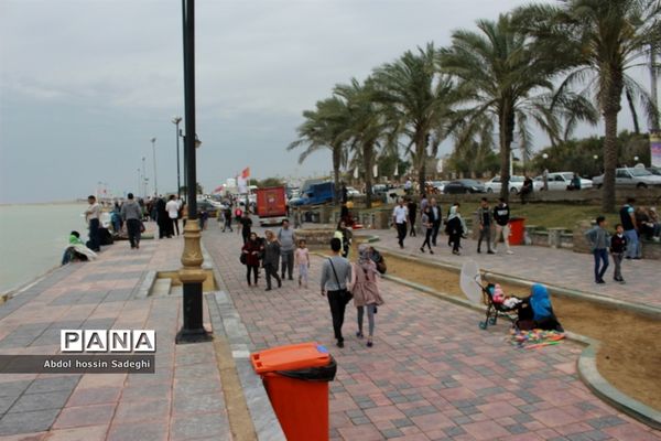 مسافران نوروزی در بوشهر-3