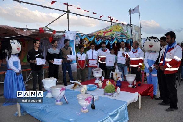 برپایی ایستگاه جمعیت جوانان هلال احمر شهرستان خوسف