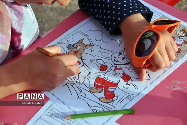 برپایی ایستگاه جمعیت جوانان هلال احمر شهرستان خوسف