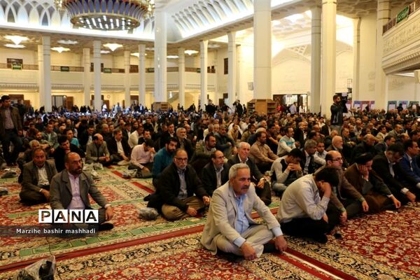 مراسم بزرگداشت جانباختگان حادثه سیل در شیراز