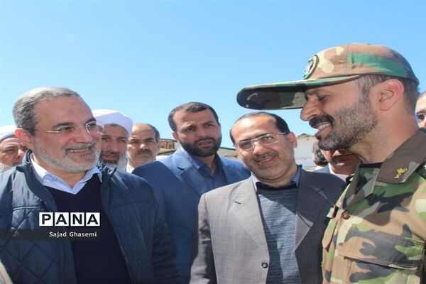 بازدید وزیر آموزش و پرورش از مدارس سیل زده استان گلستان
