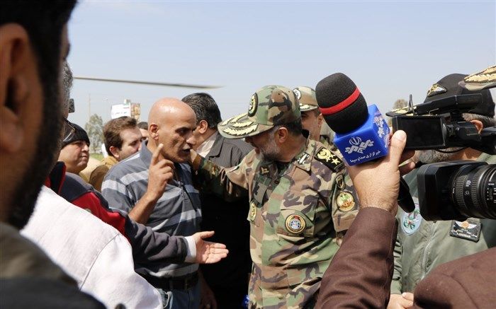 22 فروند بالگرد ارتش در مناطق سیل‌زده حضور دارد
