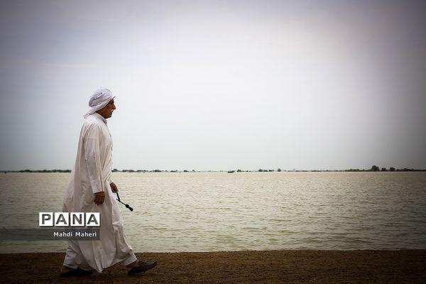 نگرانی مردم از سیل احتمالی در شیبان خوزستان