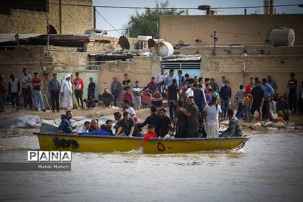 سیل در شهرستان‌ کارون