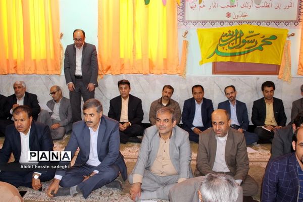 جشن ولادت امام حسین(ع)، حضرت ابوالفضل(ع) و امام سجاد(ع) در اداره کل آموزش و پرورش استان بوشهر