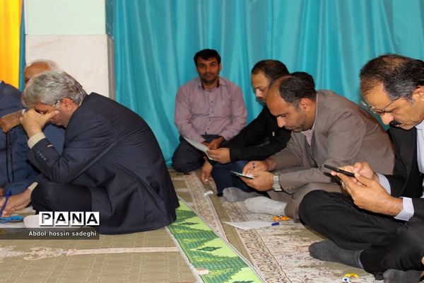 جشن ولادت امام حسین(ع)، حضرت ابوالفضل(ع) و امام سجاد(ع) در اداره کل آموزش و پرورش استان بوشهر