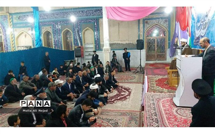 برگزاری جشن میلاد سه نور آسمانی درشهرزیارت شیروان