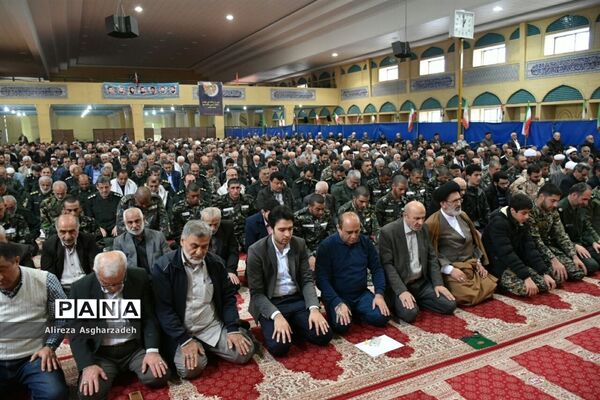 نماز جمعه و راهپیمایی مردم بابلسر